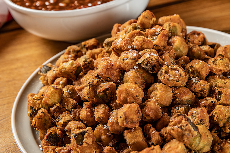 Crispy Fried Okra | Swadley's BBQ