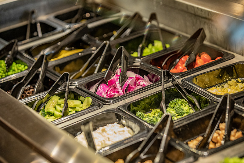 Fresh Salad Bar at Swadley's BBQ