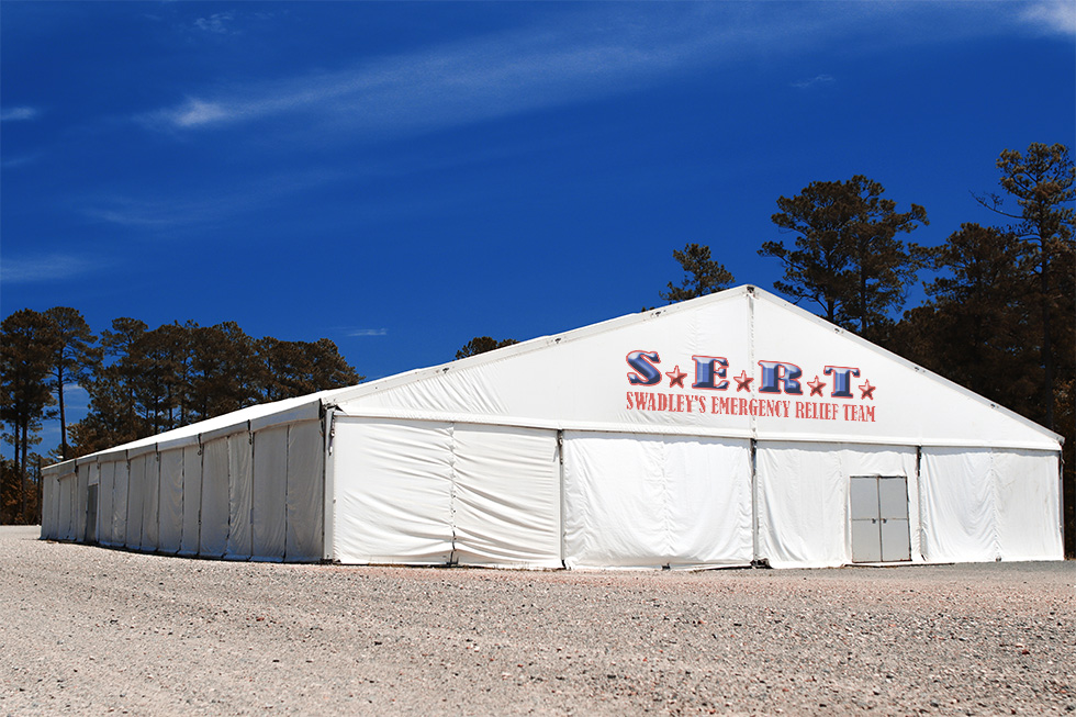 S.E.R.T. Offers Emergency Lodging Tents and Bunks