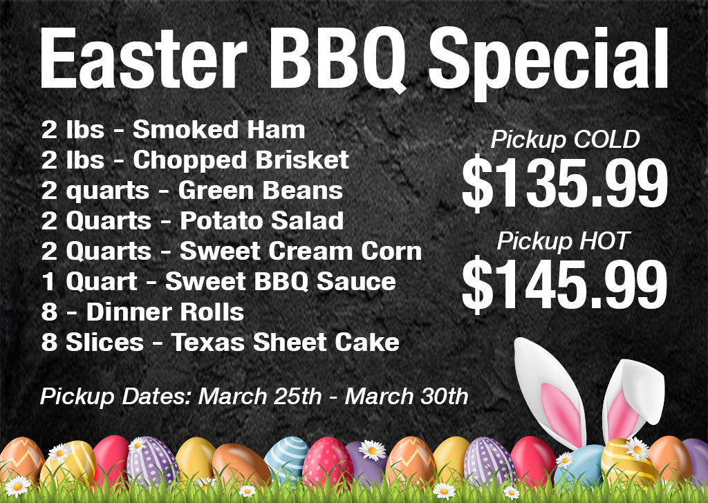 Easter BBQ Special | Swadley's BBQ